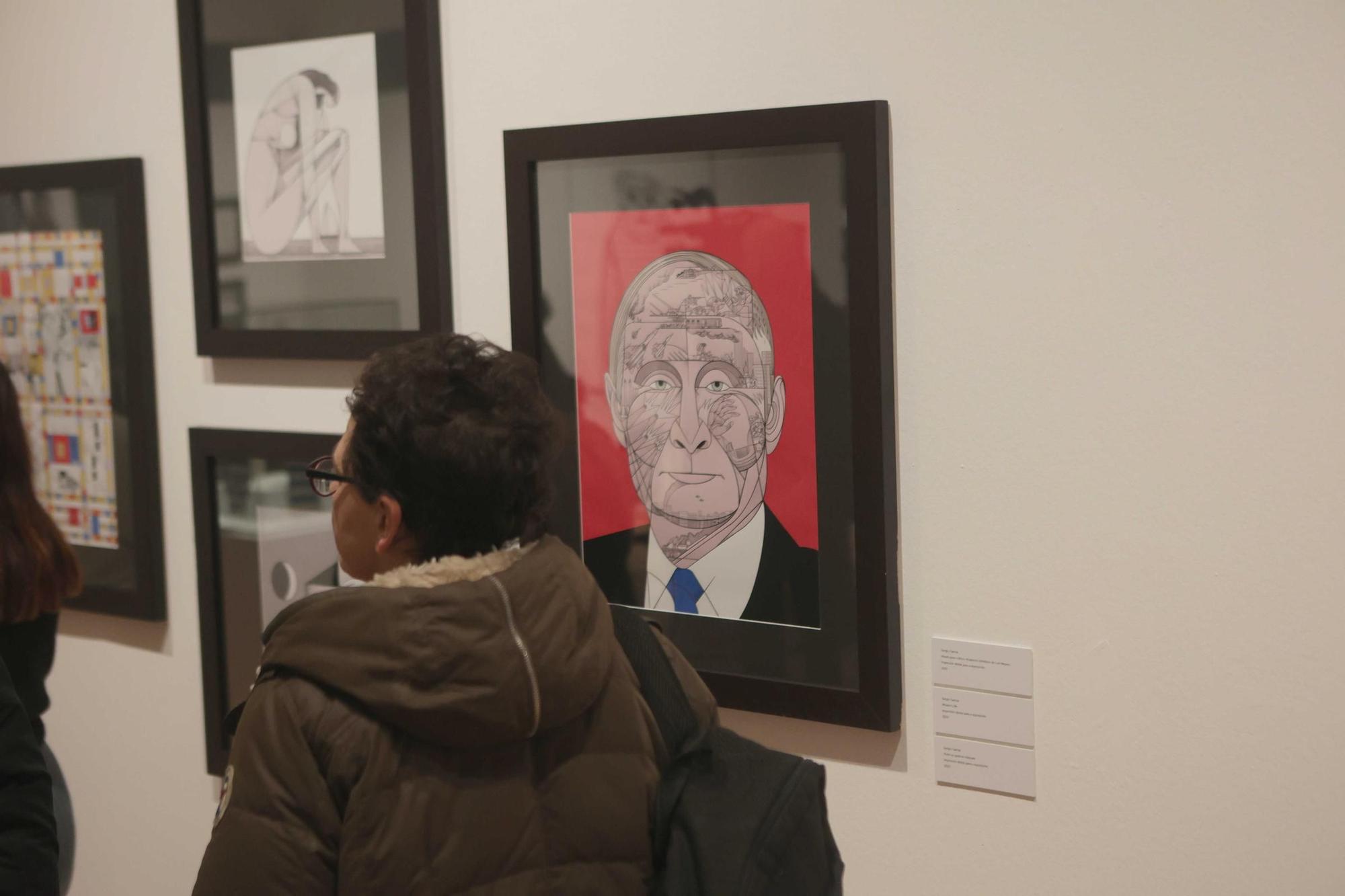 Llega a A Coruña una exposición de viñetas dedicadas a Picasso