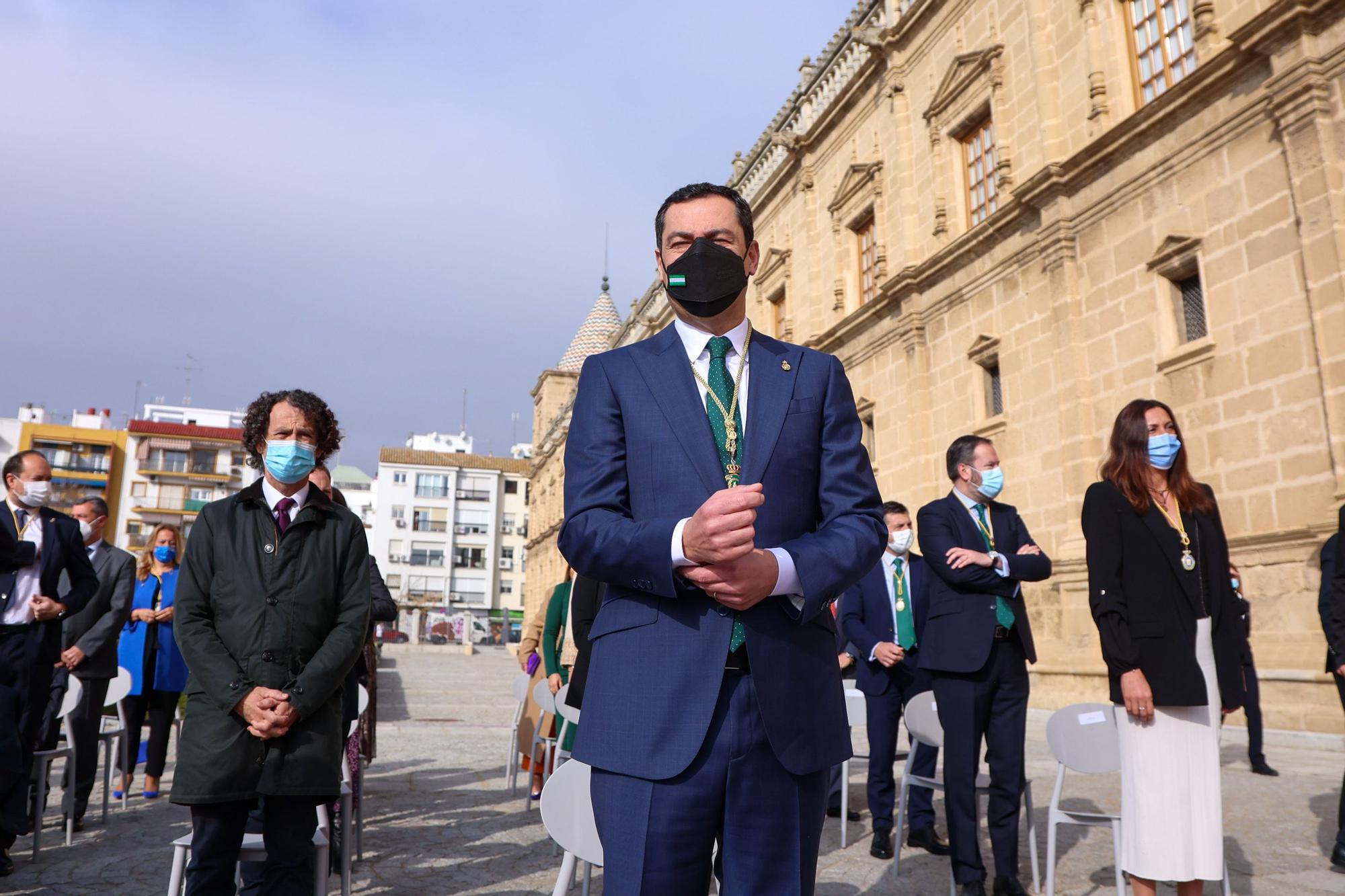 Las imágenes del acto institucional en el Parlamento andaluz con motivo del 28-F