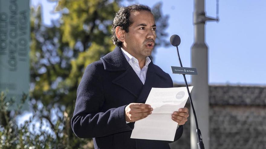 Álex Ceball, en un acto institucional.