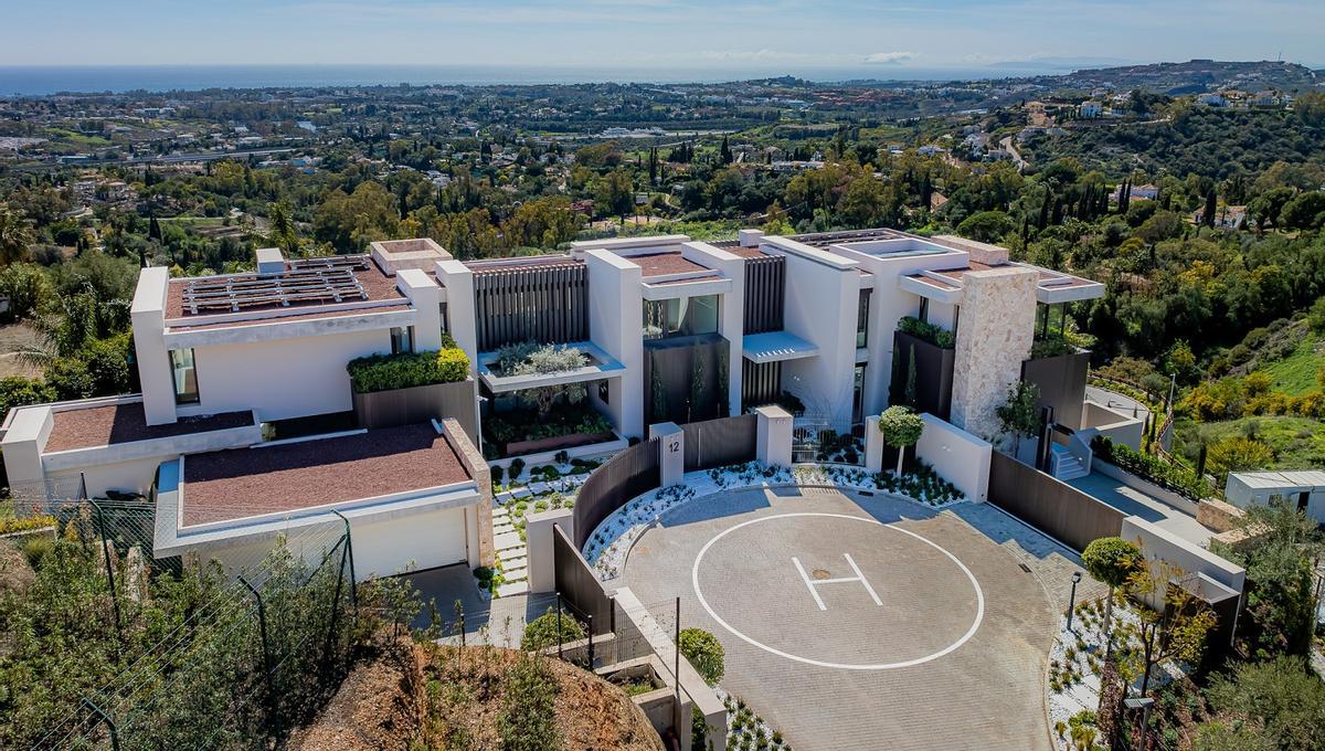 Una de las propiedades de lujo comercializadas por la agencia inmobiliaria Costa Sunsets en Marbella.