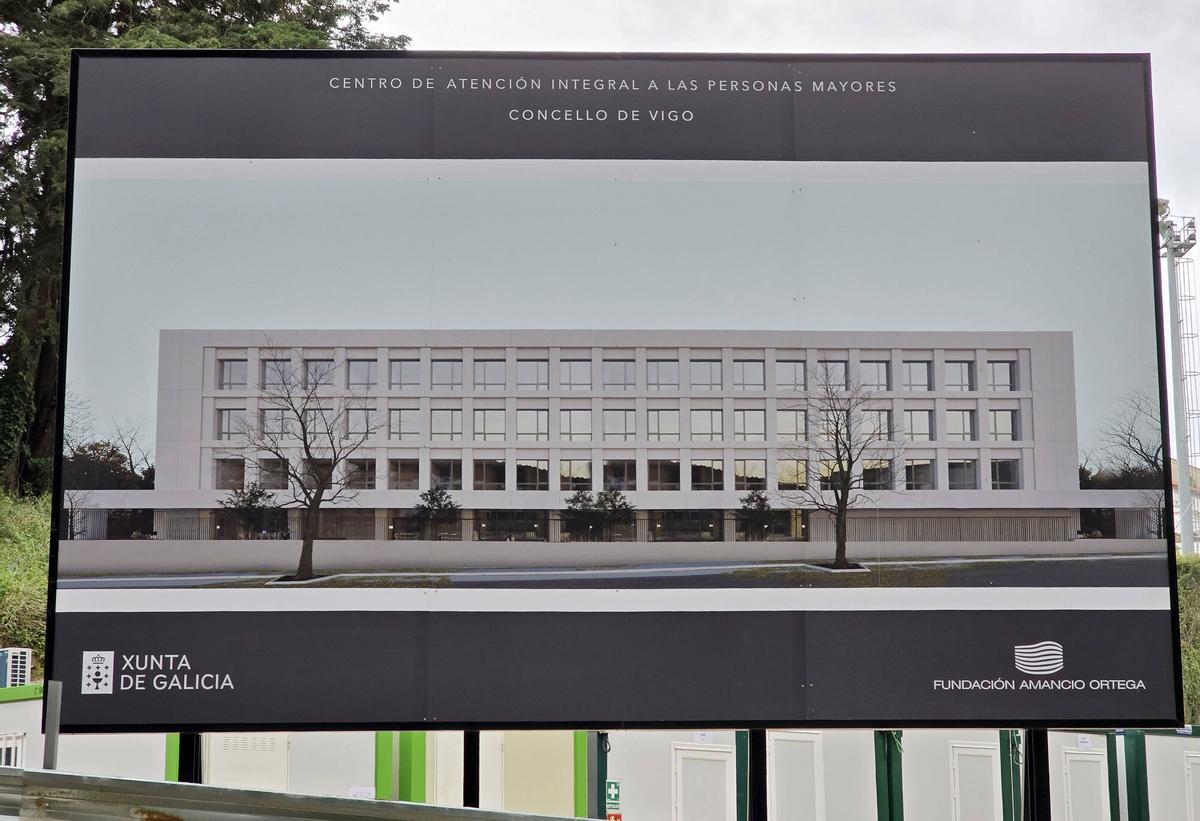 Vigo (ETEA, Teis). Obras de urbanización, donde se construirá la futura residencia de mayores.