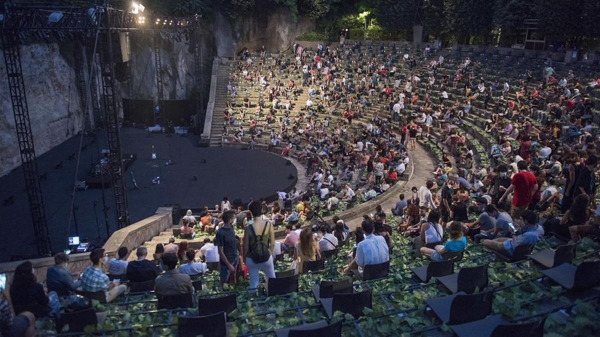 Concierto de Manel en el Grec, el pasado 7 de julio.