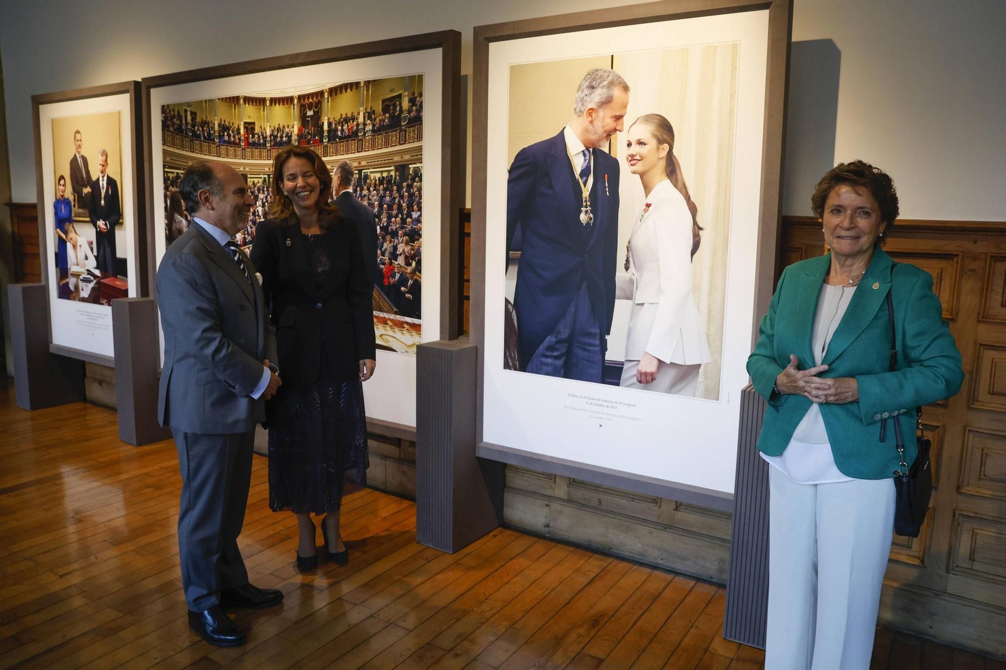 Inauguración de la exposición "Felipe VI. Una década de la historia de la Corona de España"