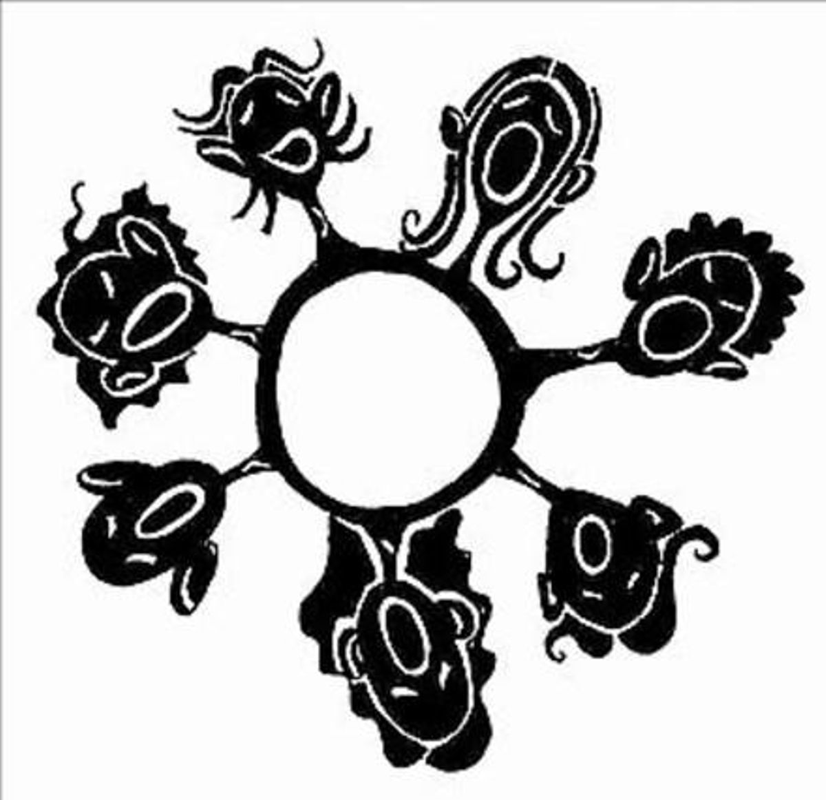La Coral Cantiga i, a sota, el logo del Cor procedent de Montevideo. La Coral Cantiga i, a sota, el logo del Cor procedent de Montevideo.