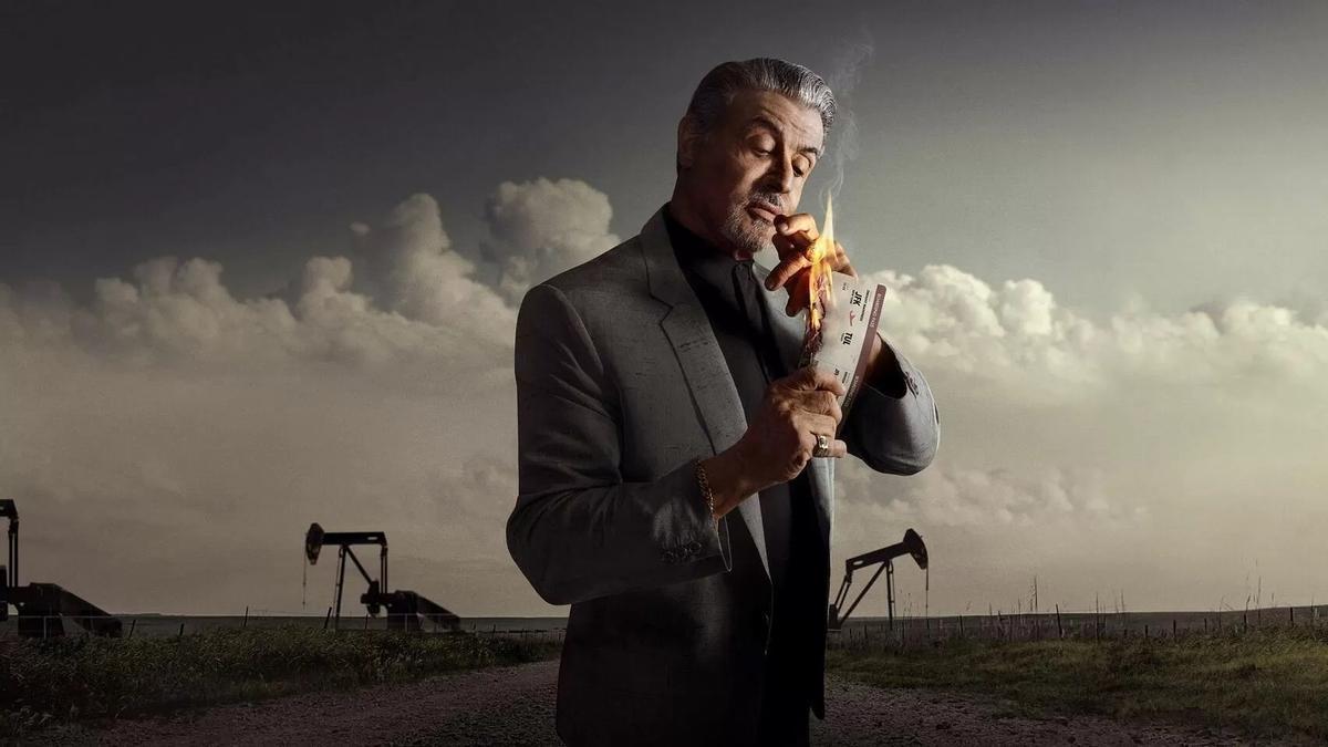 Sylvester Stallone es la estrella de la serie Tulsa King en SkyShowtime.