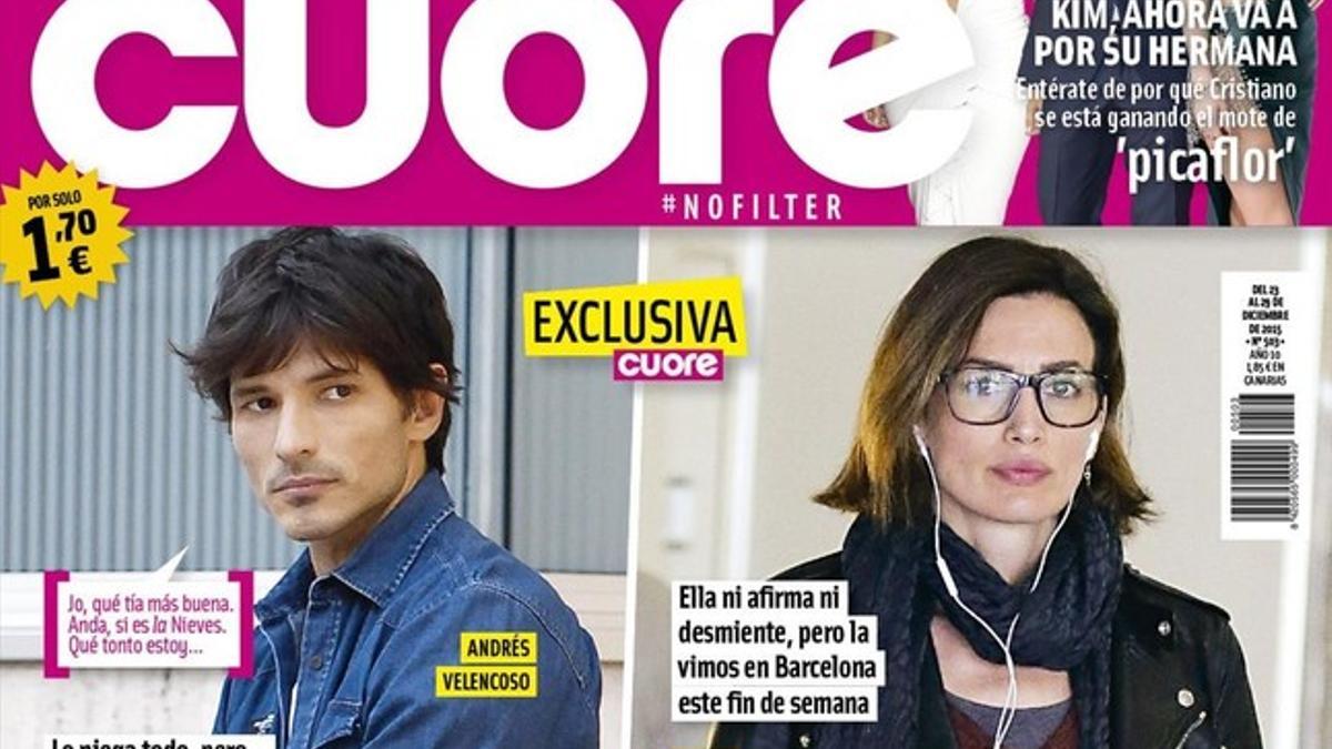 El culebrón de Velencoso, Úrsula Corbero y Nieves Álvarez, en 'Cuore'