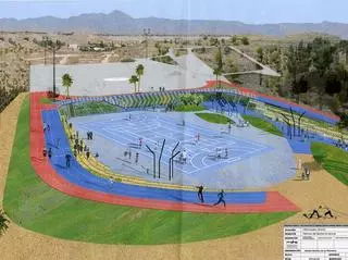 Así era el proyecto inicial presentado en 2008: El nuevo complejo deportivo de Villafranqueza contempla el primer velódromo provincial