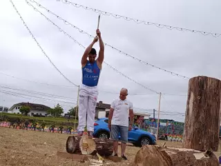 Artesanía y deportes en las fiestas de Valdesoto