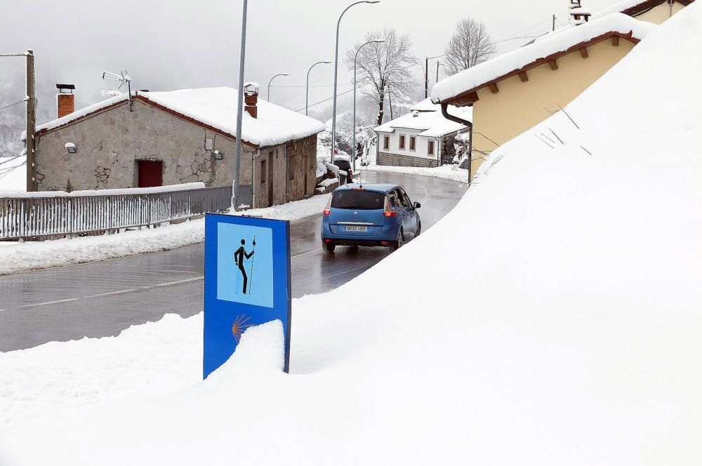 Temporal de nieve en Pajares