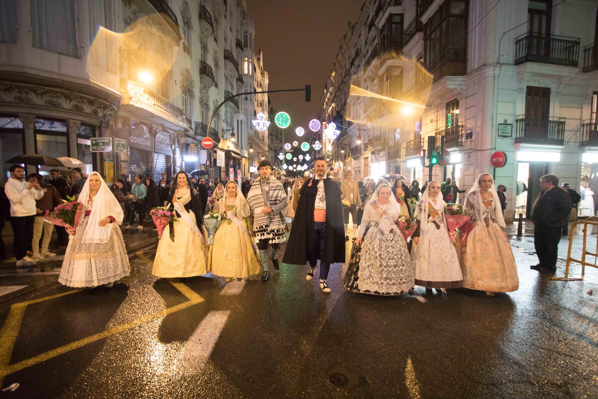 La fallera mayor infantil llega a la Mare de Déu