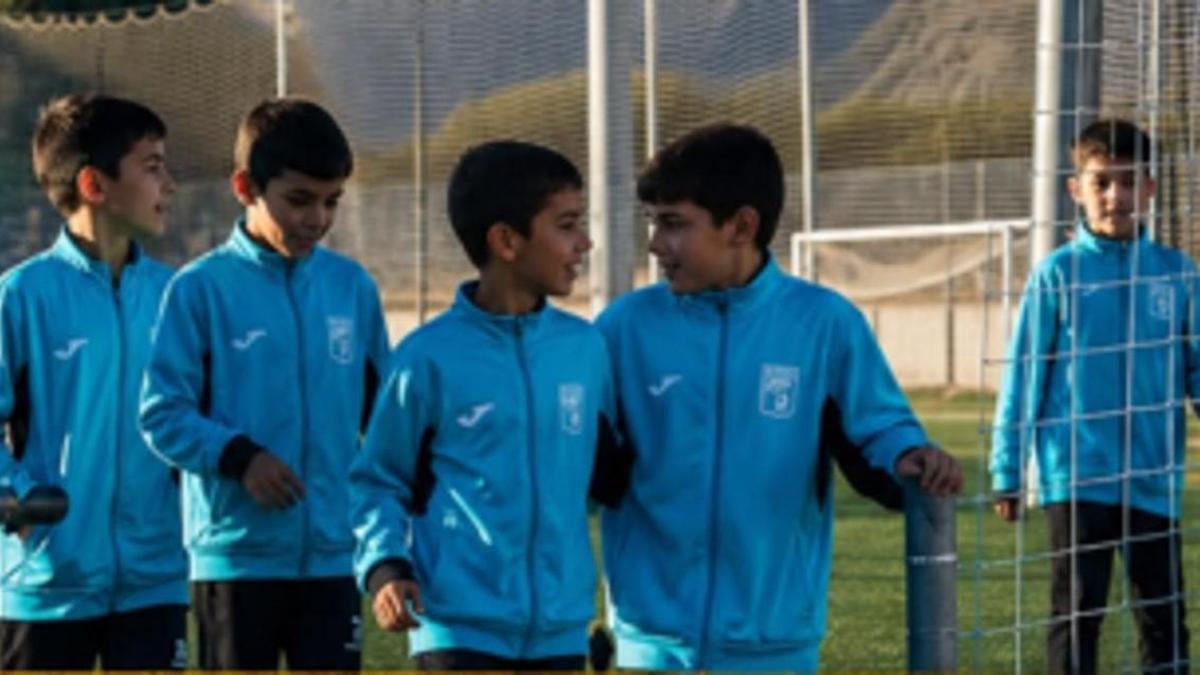 Jugadores de la base de la UD Beniopa