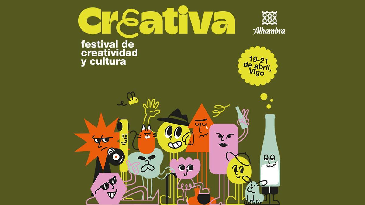 Cartel de Creativa, festival de creatividad y cultura