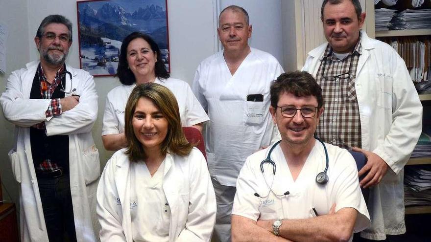 Equipo de la Unidad de Prevención y Control de la Tuberculosis del Complexo Hospitalario de Pontevedra. // Rafa Vázquez
