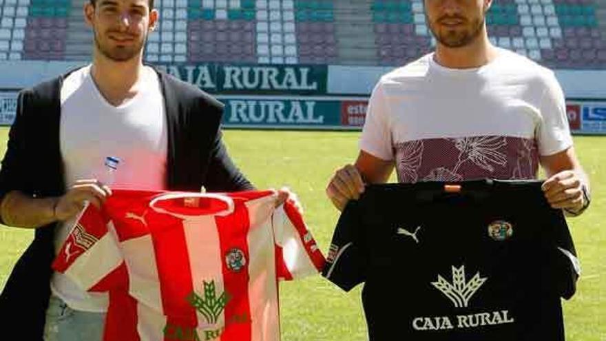 Iñaki Eguileor y Juanan, ayer en el Ruta.