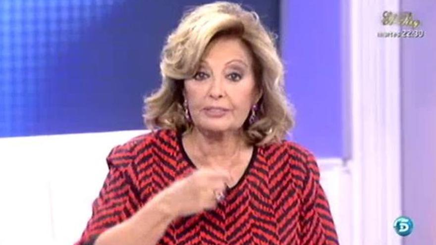 La presentadora María Teresa Campos.