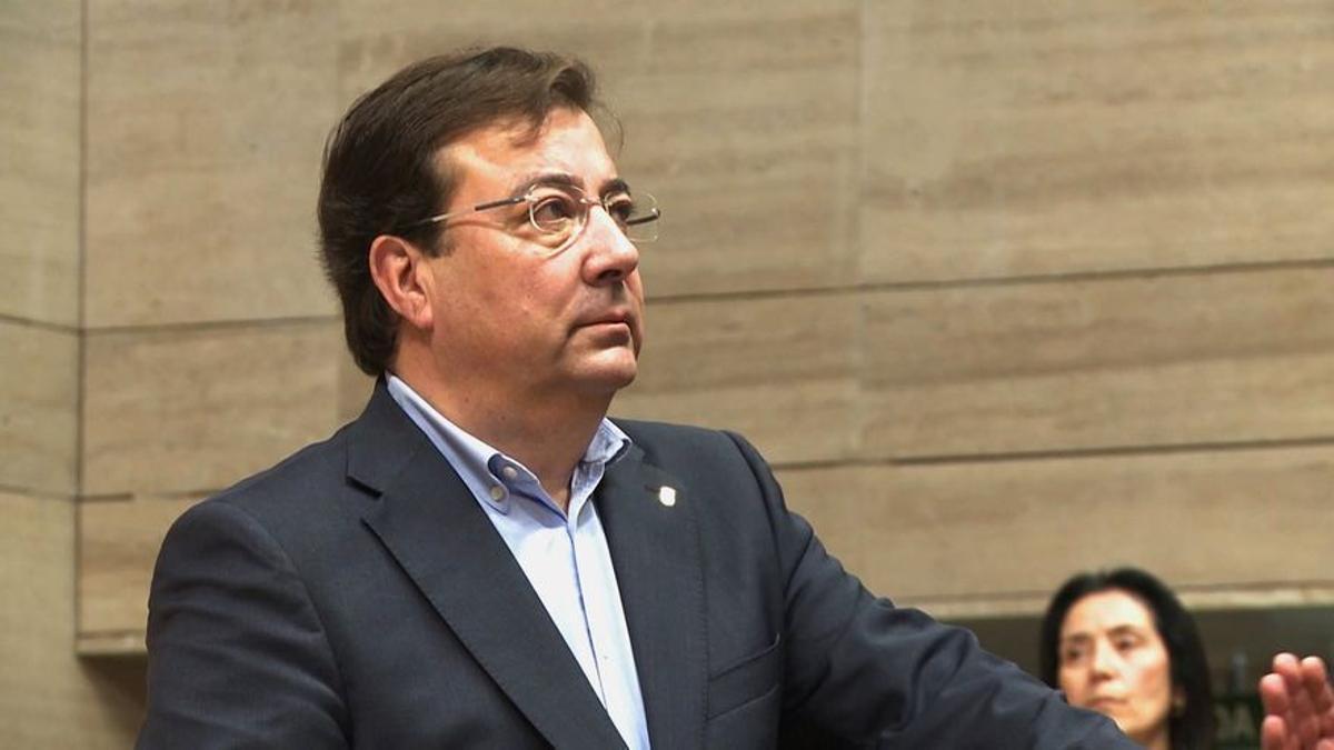 Guillermo Fernández Vara, presidente de la Junta de Extremadura.