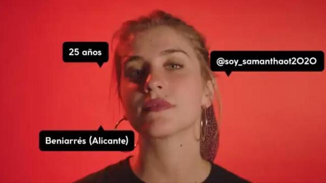 Samantha Gilabert, la joven de Beniarrés (Alicante) que participa en Operación Triunfo 2020.