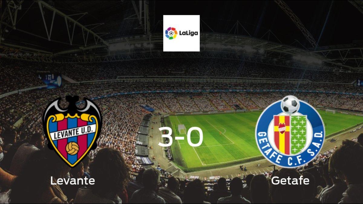 Levante ease to victory over Getafe 3-0 at Ciutat de Valencia
