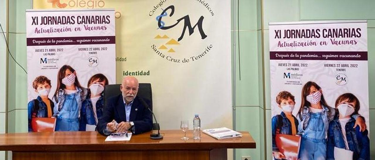 El presidente de la Sociedad Canaria de Pediatría, Luis Ortigosa