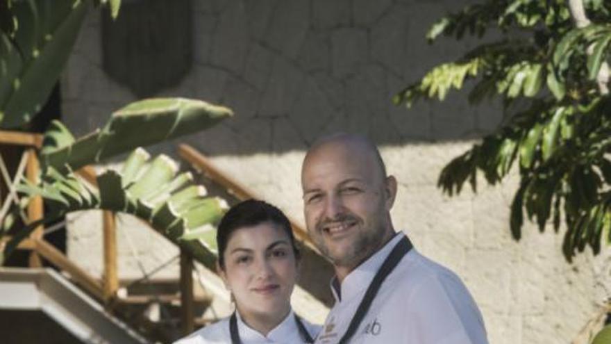 Los chefs Fernanda Fuentes-Cárdenas y Andrea Berbardi.