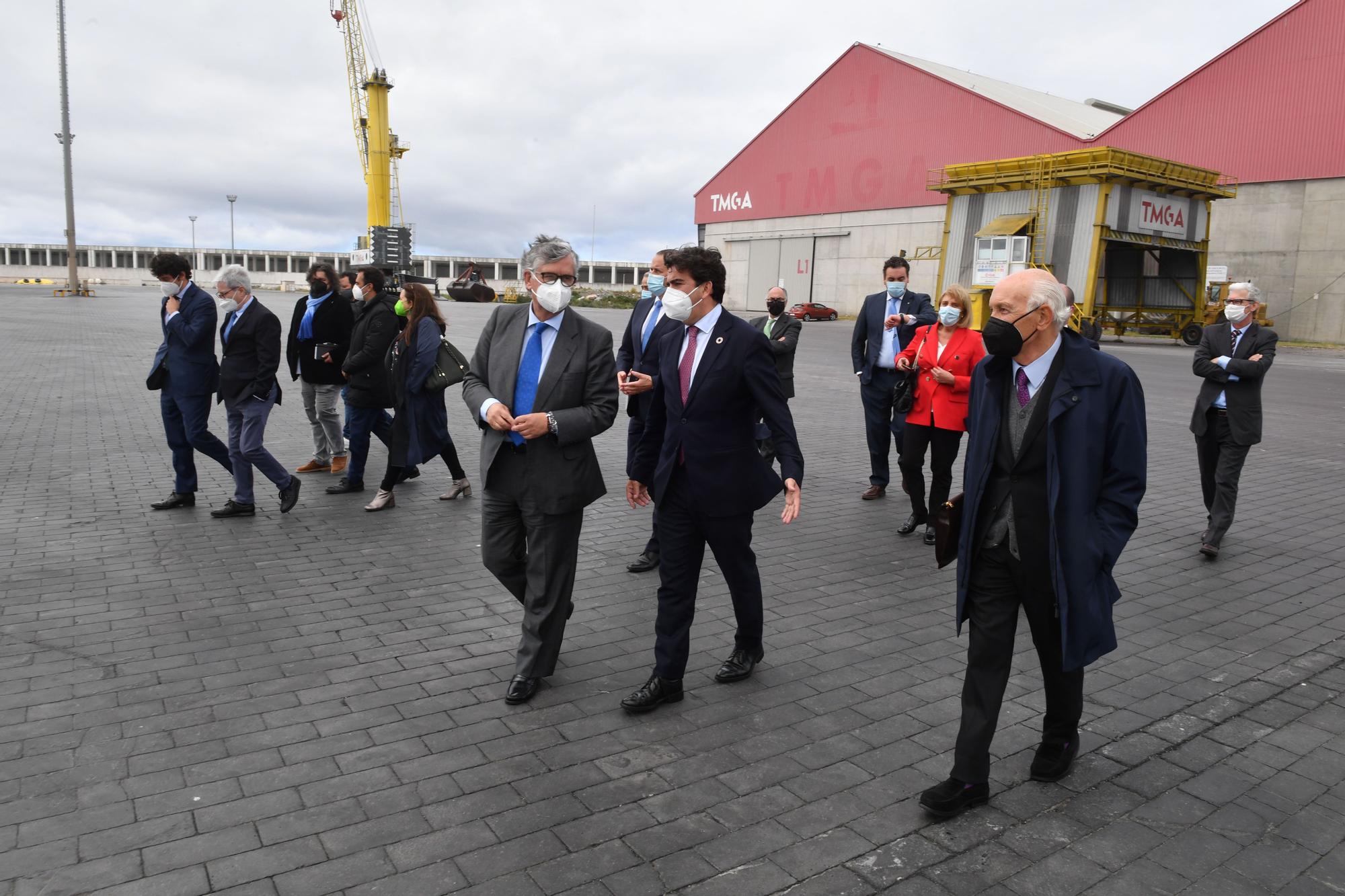 Visita de empresarios al puerto exterior