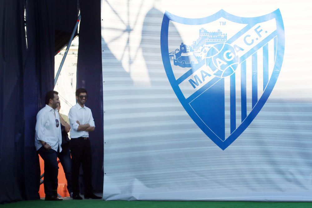 El Málaga CF presenta su equipación para la temporada 2016/17