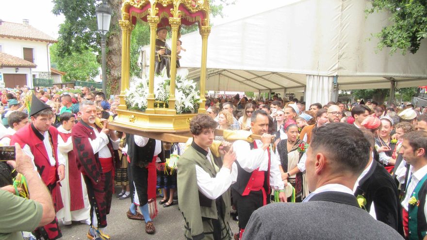 El 4 de junio comienza la Novena a San Antoniu, en Cangas de Onís