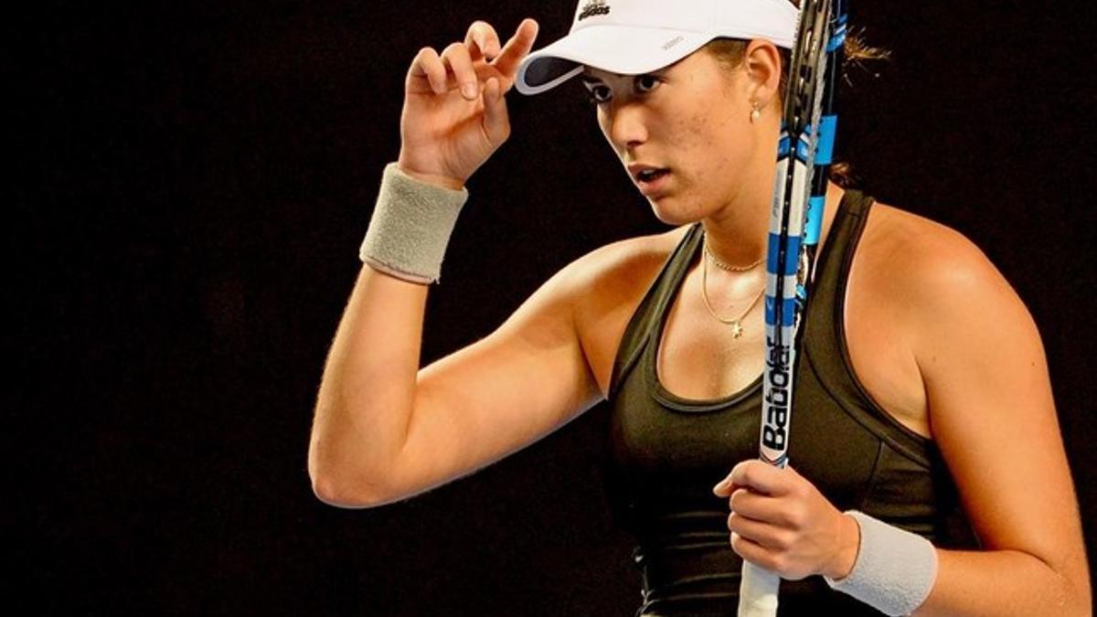 Garbiñe Muguruza, hace un año en Melbourne