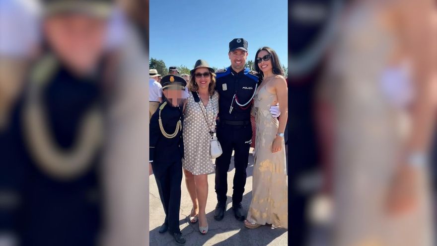 Rafa Mora ya es Policía Local: primeras imágenes de su jura de bandera