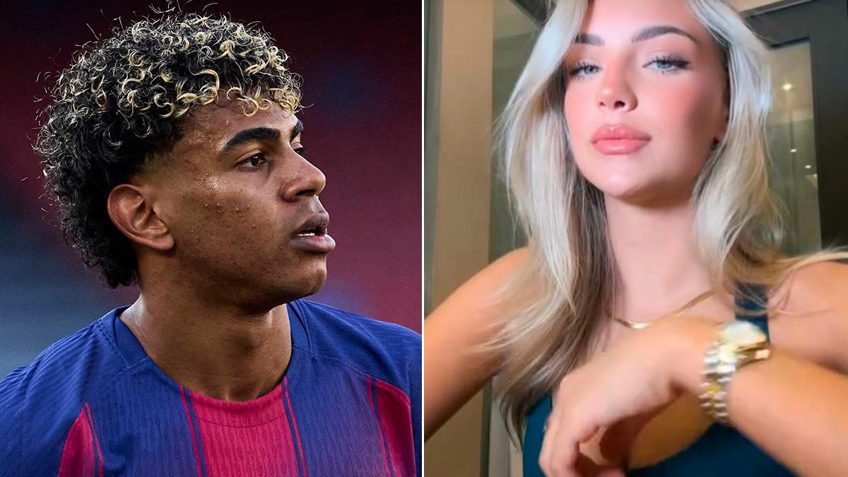 Lamine Yamal y Lily Rowland