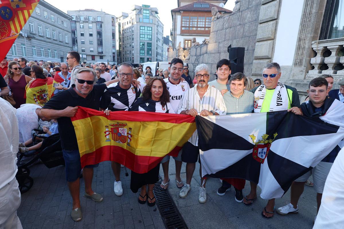 Manifestación por Ceuta en Pontevedra, con Mariano Rajoy