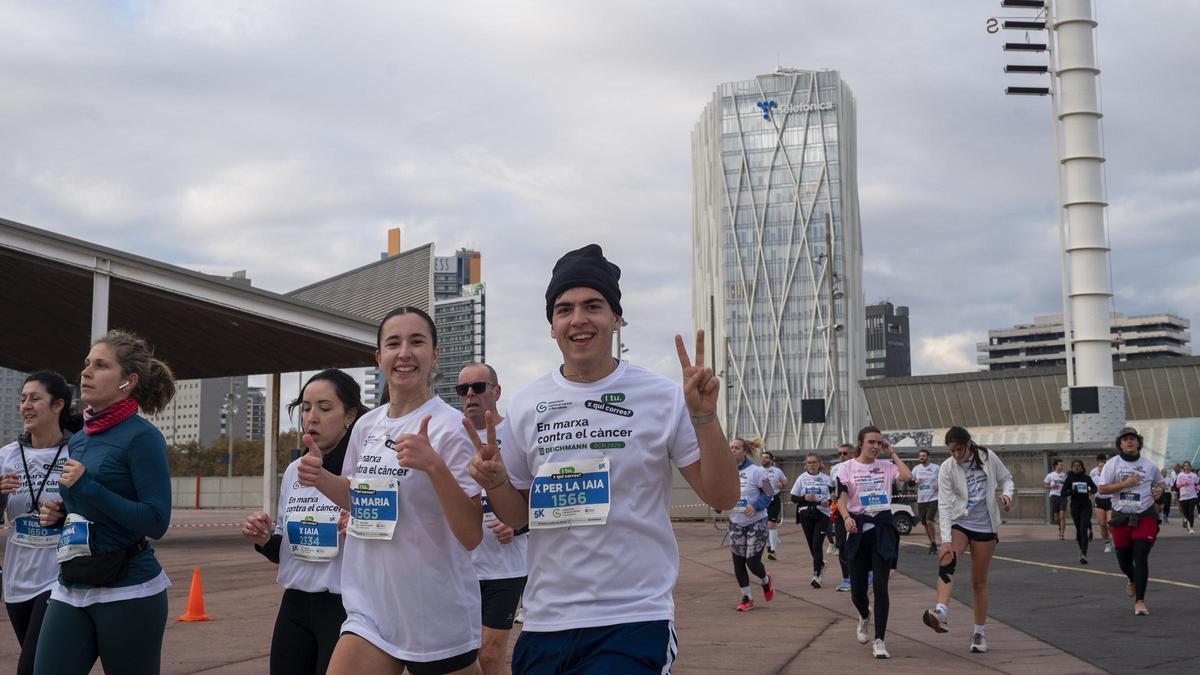Barcelona corre contra el cáncer en el Fòrum