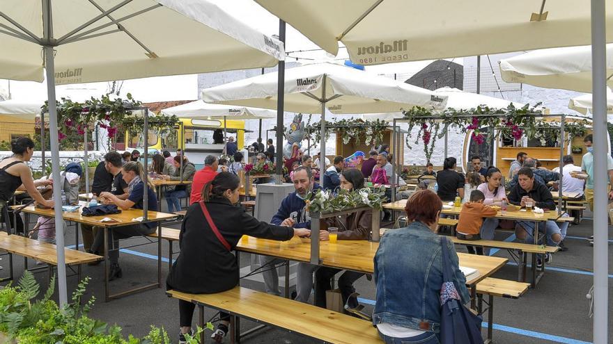 Enorte muestra en Gáldar la riqueza comercial de los municipios del Norte: una diversidad que va de la croqueta a la fotovoltaica