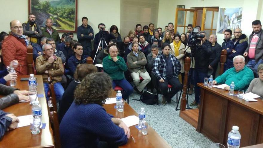 La comarca minera de Extremadura y Andalucía se solidariza con los trabajadores de la mina de Aguablanca