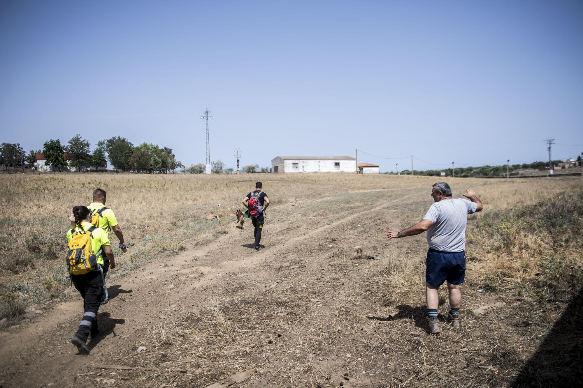 Búsqueda del hombre desaparecido en Plasenzuela