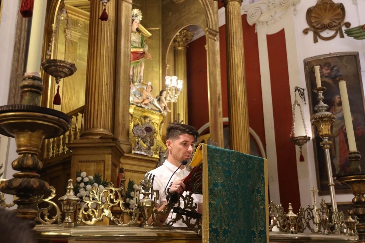 Ofrenda floral del Córdoba CF a San Rafael