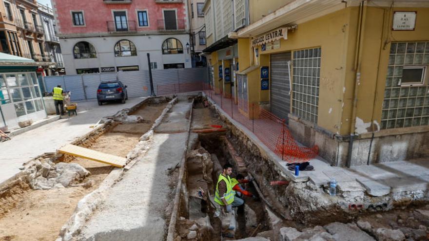 Trabajos arqueológicos realizados hasta la fecha en el entorno del Mercado Central.