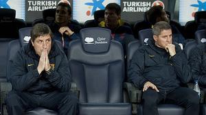 L’entrenador blaugrana analitza el partit contra el Deportivo.