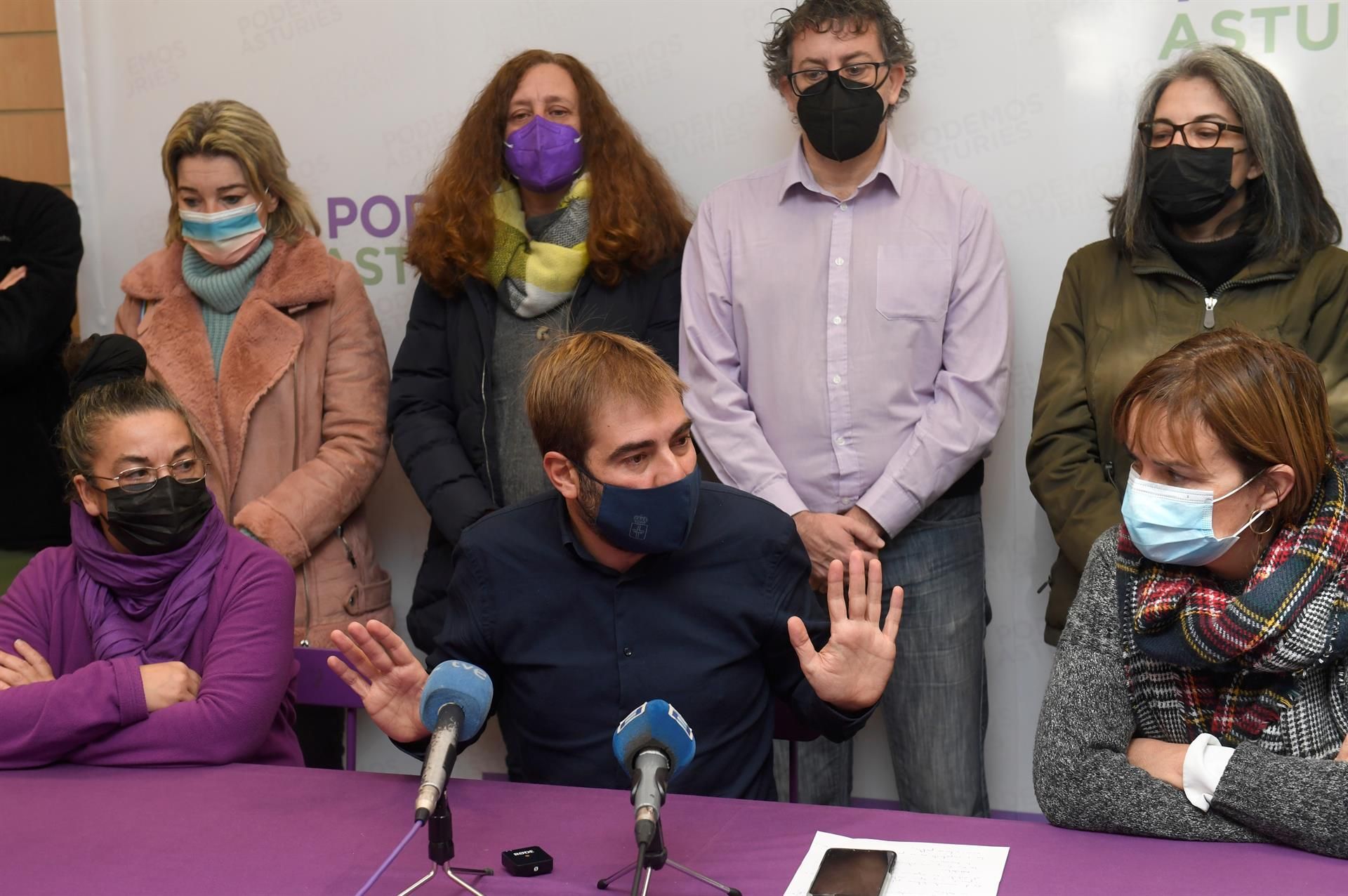 Daniel Ripa, secretario general de Podemos Asturias.