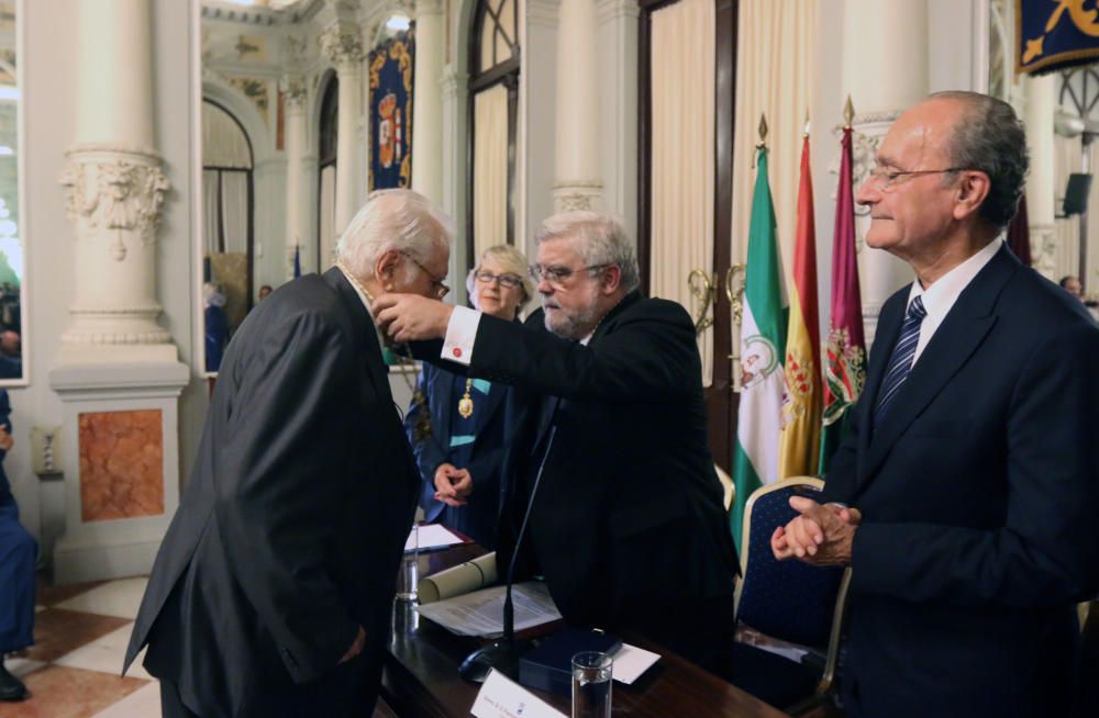 Chicano en la Real Academia de Bellas Artes de San Telmo, septiembre de 2016.