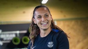 Martina Fernández, jugadora del Barça femenino
