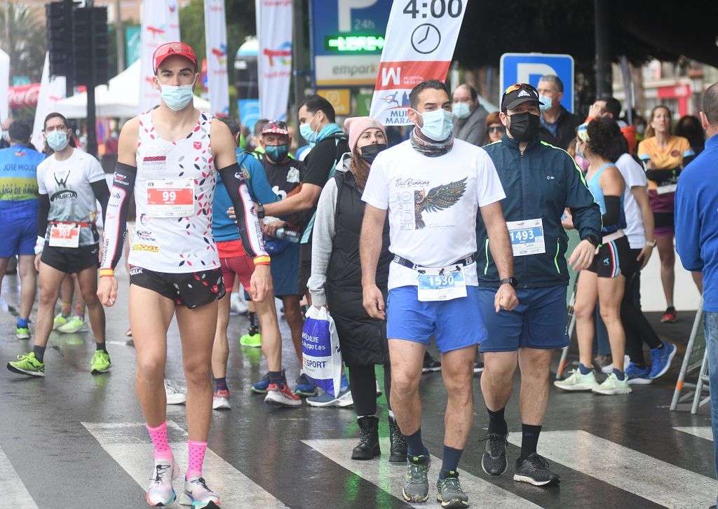 Así fue la salida de la maratón y la media maratón de Murcia