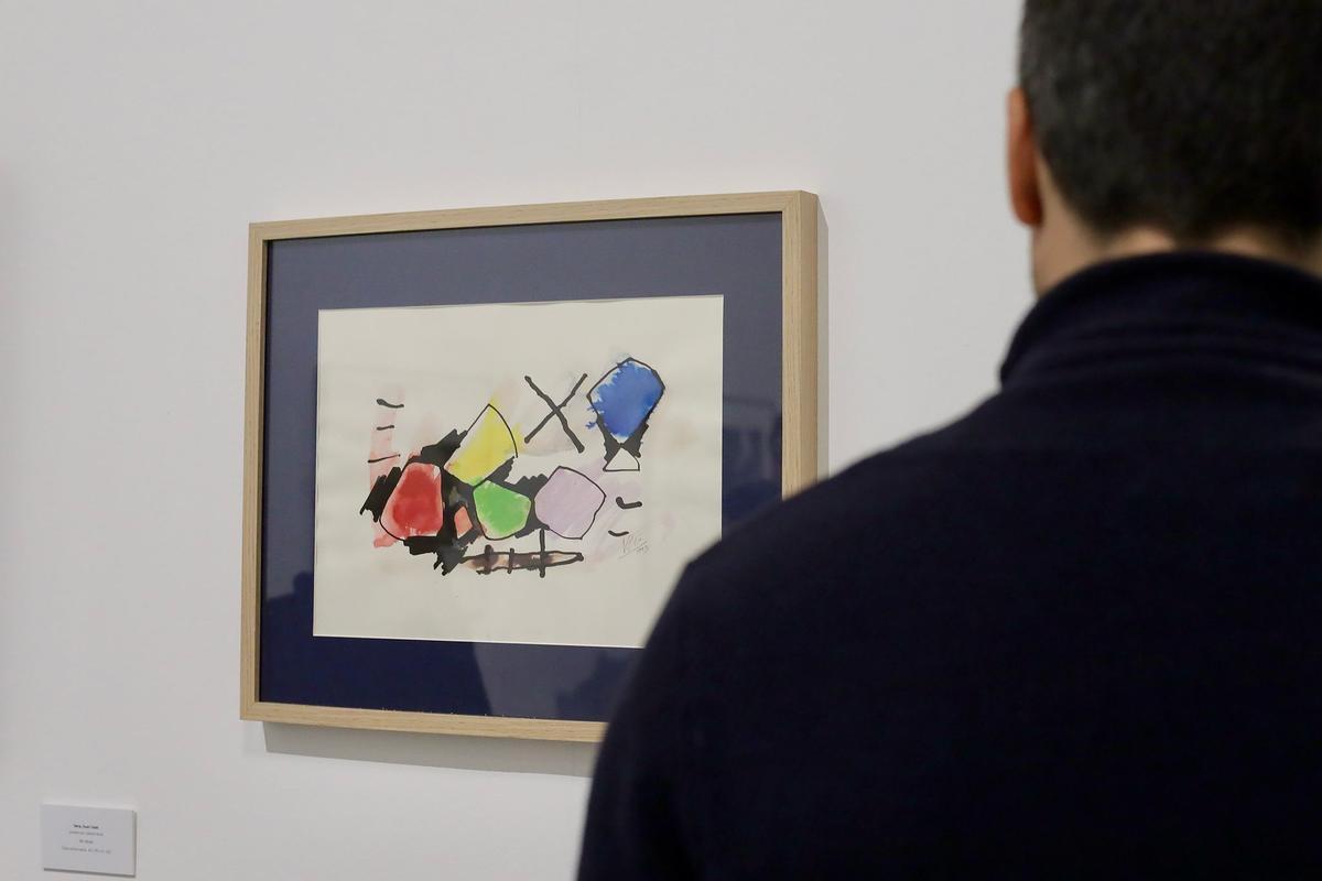 Esta acuarela de Juan José Vera es la tercera más cara de la exposición.