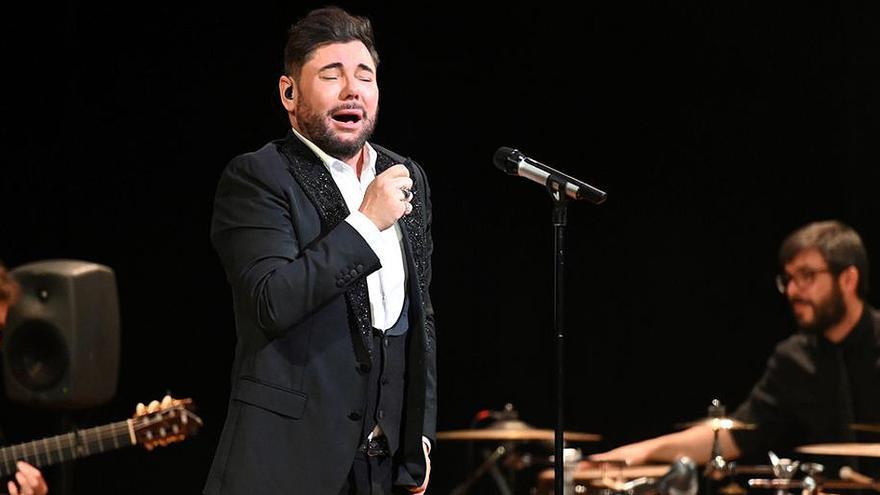 Miguel Poveda, en su actuación en Skirball, la sala de conciertos de la Universidad de Nueva York.