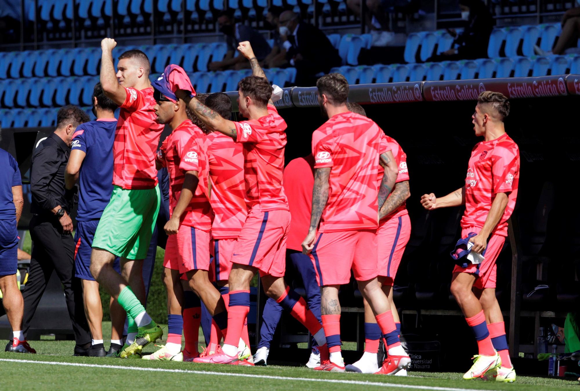 El Celta-Atlético, en imágenes