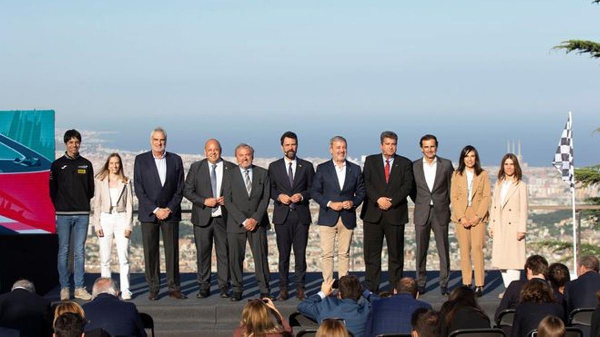 Imagen de la presentación del GP de Barcelona de F1.