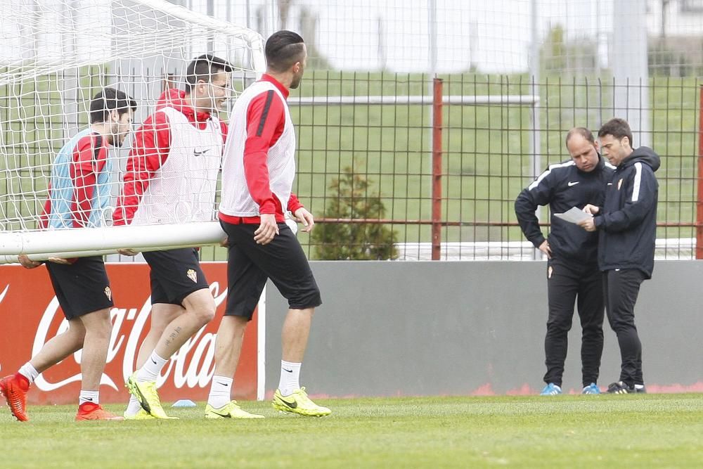 Entrenamiento del Sporting