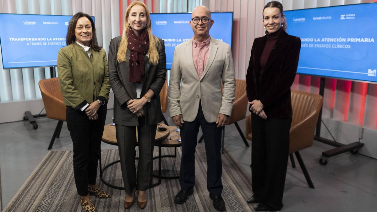 Amelia Martín, Mariola Penadés, Javier Díez-Domingo y Silvia Tomás en el encuentro «Transformando la Atención Primaria a través de ensayos clínicos».