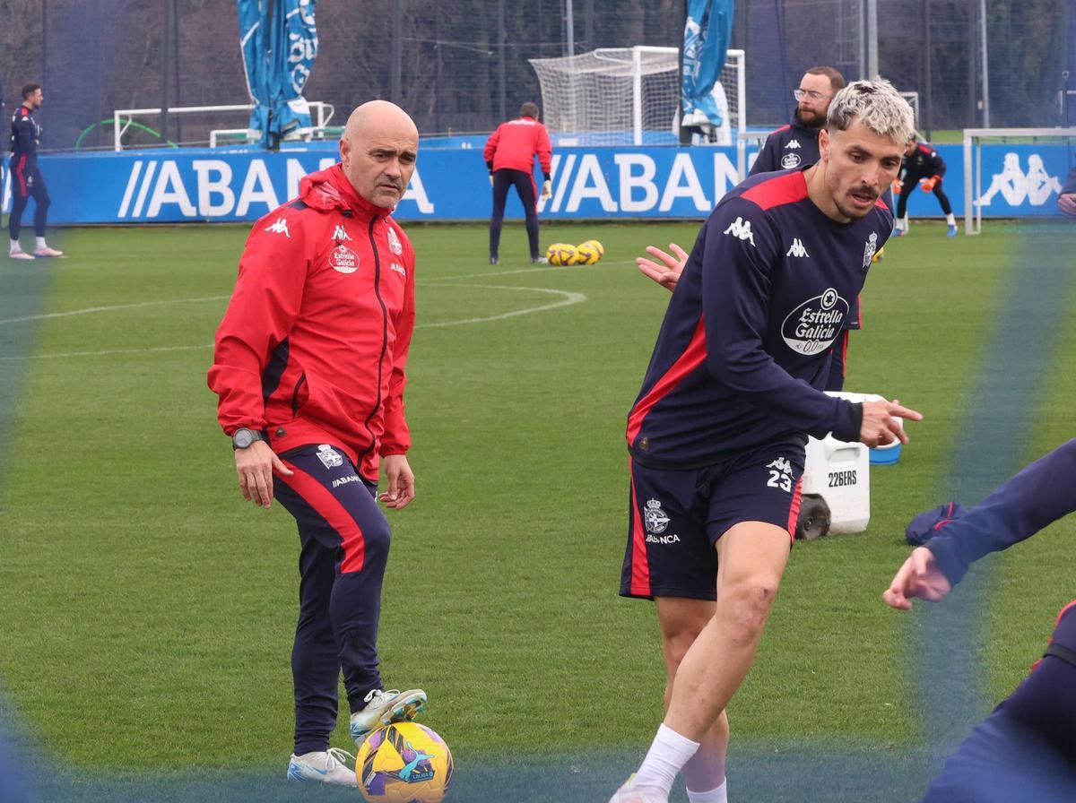 El Dépor prepara el partido contra el Eldense