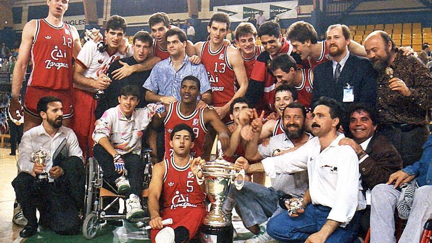 El 35º aniversario de la Copa del Rey de 1990: &quot;Ver la plaza del Pilar llena es un recuerdo imborrable&quot;